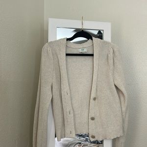 Aerie Cardigan Beige